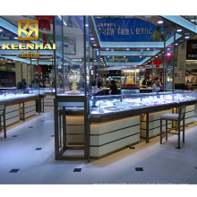 Keenhai Custom-Made Stainless Steel+Clear Glass Jewelry Display Case